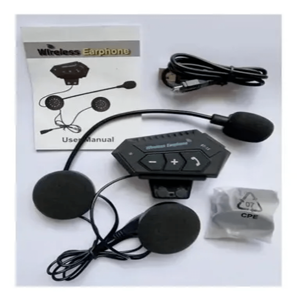 Intercomunicador Bluetooth para casco de moto