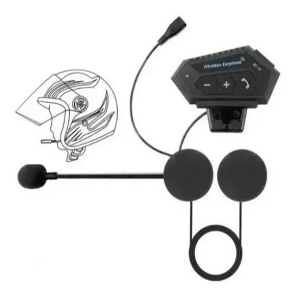Intercomunicador Bluetooth para casco de moto