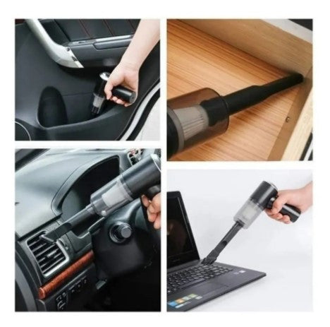 Aspiradora inalámbrica para carro 4 en 1 con luz LED