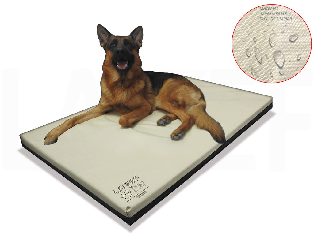 Cama colchoneta impermeable para perros y gatos, 100 x 67 cm