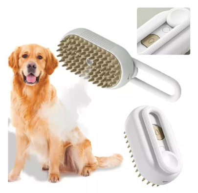 Cepillo vaporizador para perros y gatos