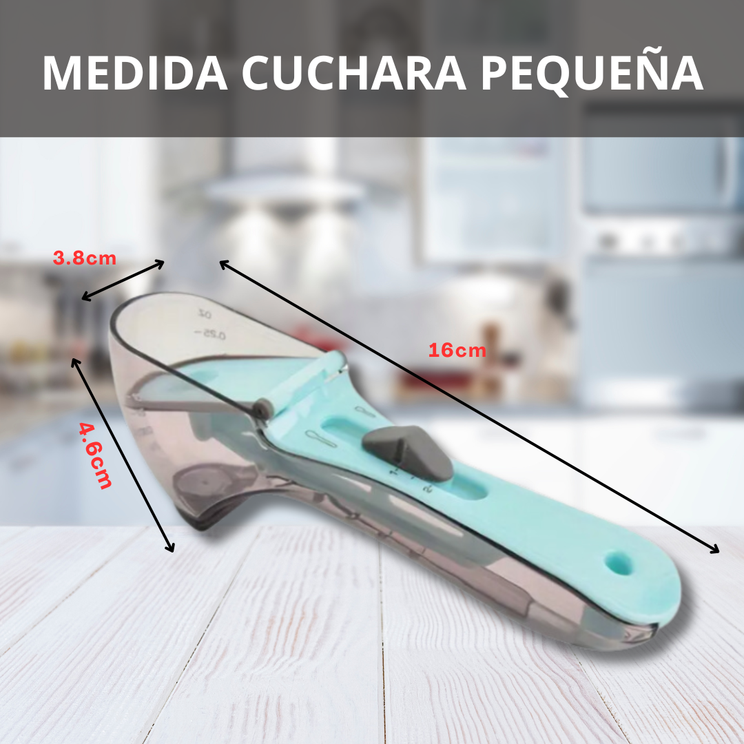 Cucharas medidoras ajustables para cocina y repostería (x2)