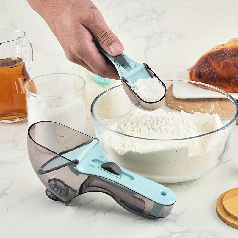 Cucharas medidoras ajustables para cocina y repostería (x2)