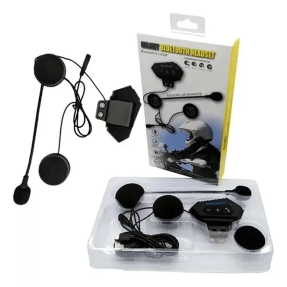 Intercomunicador Bluetooth para casco de moto