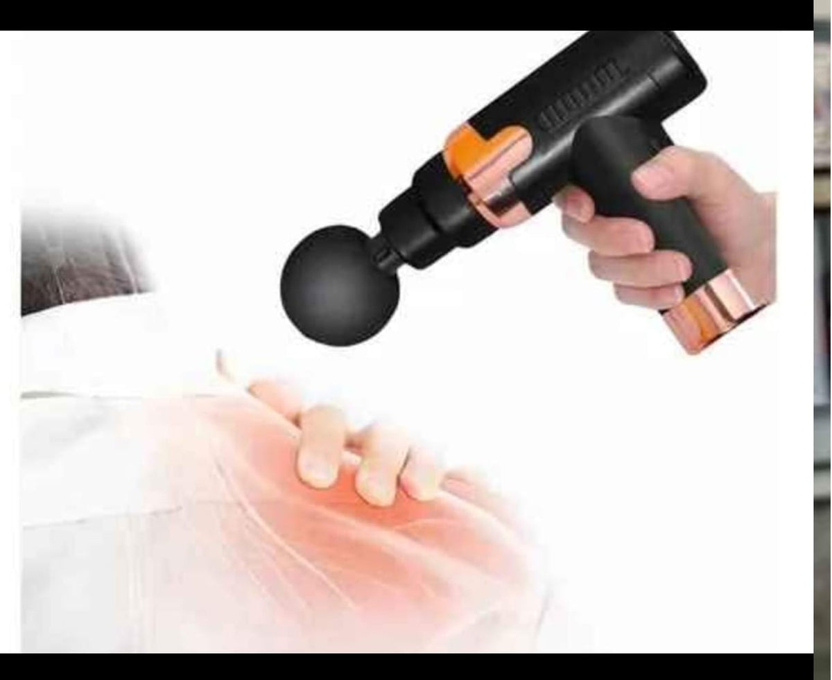 Pistola de masaje muscular recargable de percusión