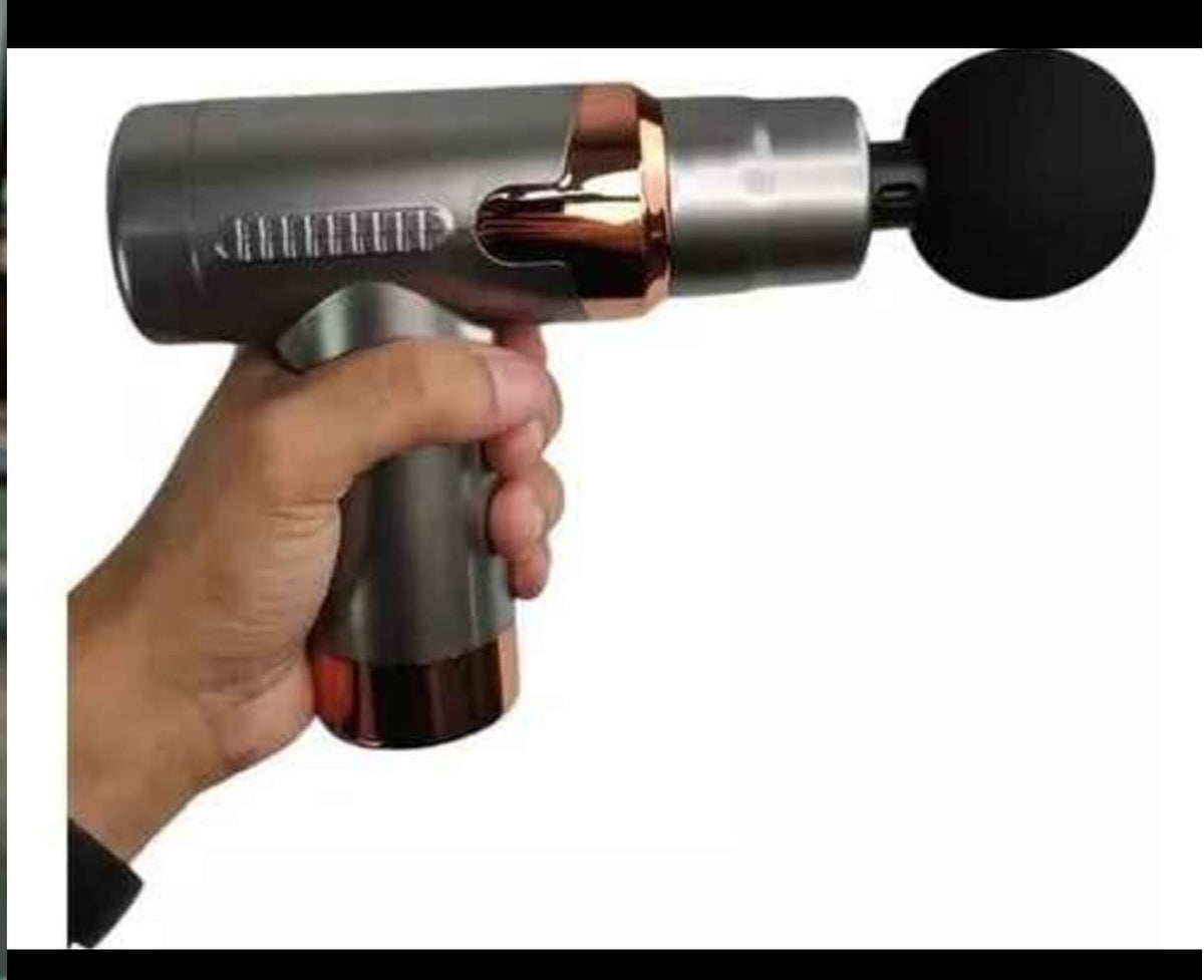 Pistola de masaje muscular recargable de percusión