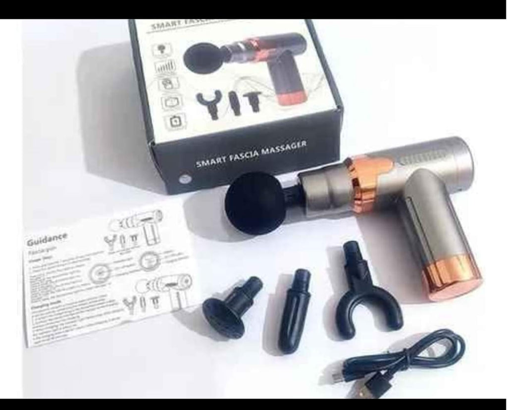 Pistola de masaje muscular recargable de percusión