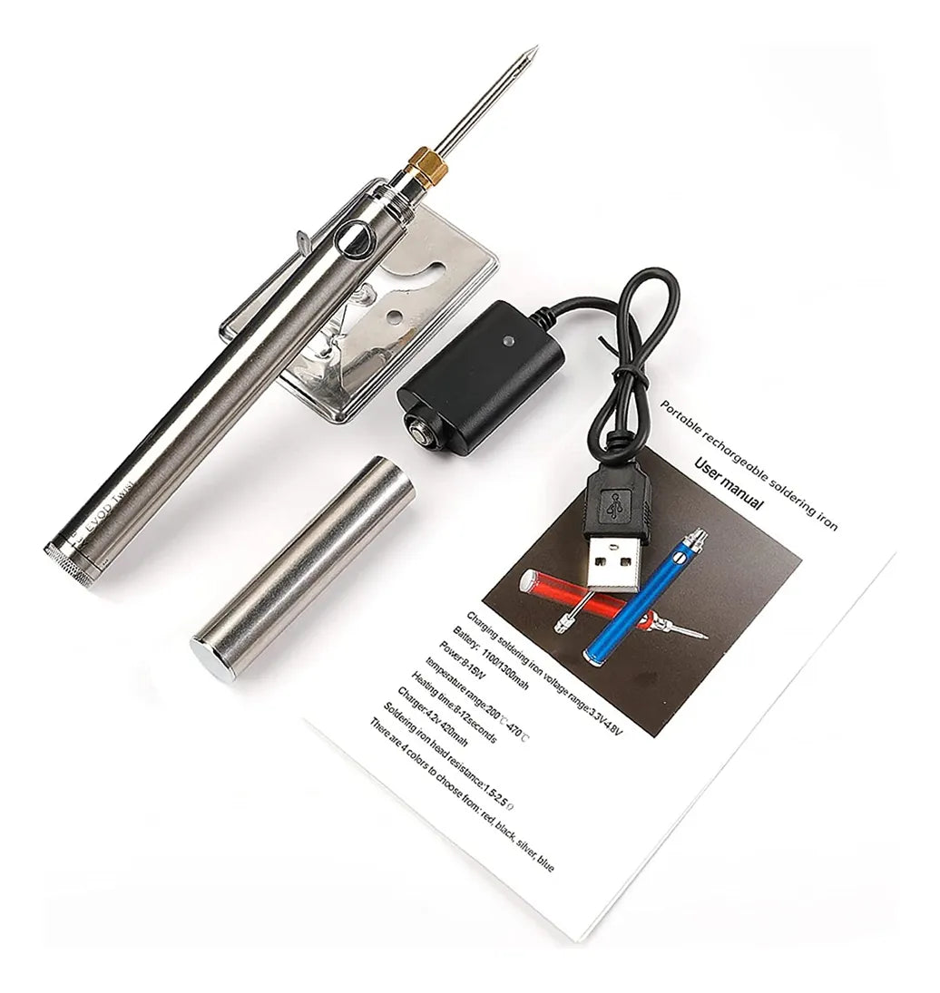 Kit de soldador inalámbrico portátil recargable por USB