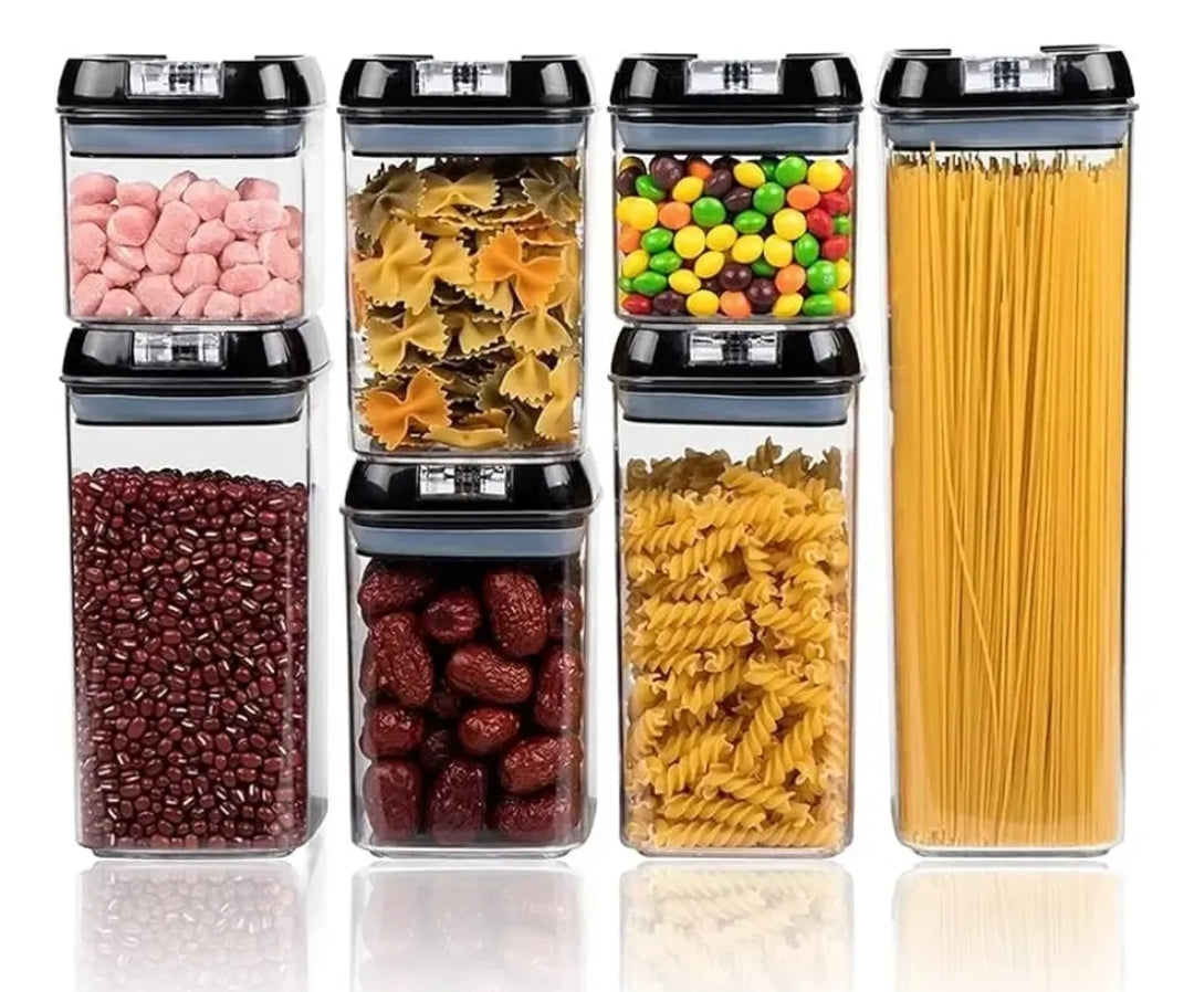 Set de recipientes para alimentos (7 piezas)