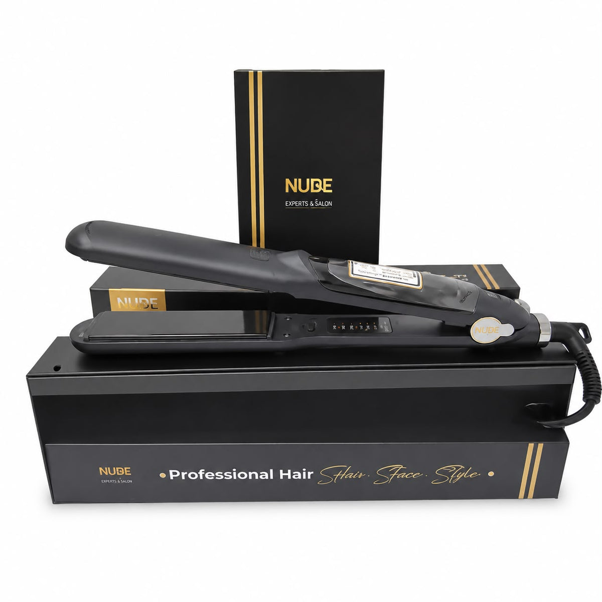Plancha para cabello a vapor con 6 temperaturas