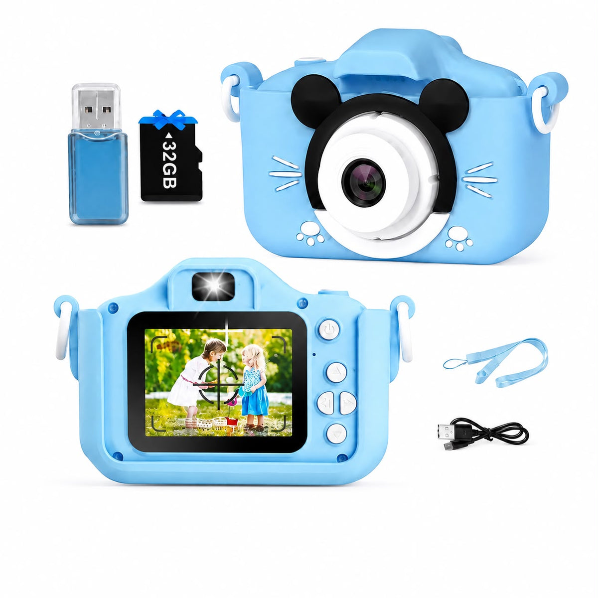 Cámara digital para niños con fotos y video