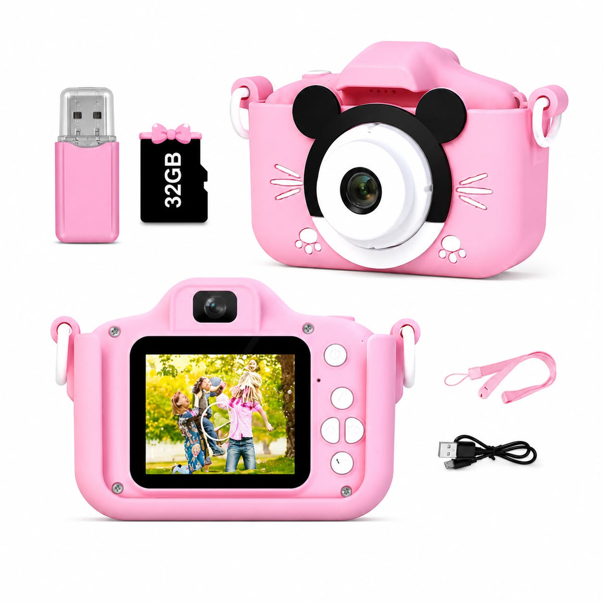 Cámara digital para niños con fotos y video